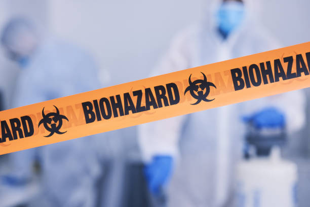 Professional Blood Cleanup technician working in Webster, TX